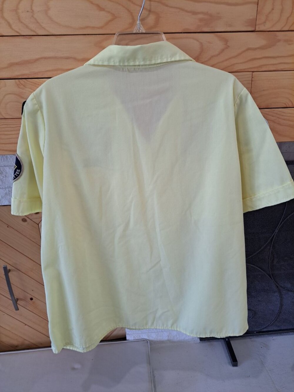Boy Scouts Of America Official Blouse Yellow Patches Embroidered Logos USA L - Picture 6 of 9